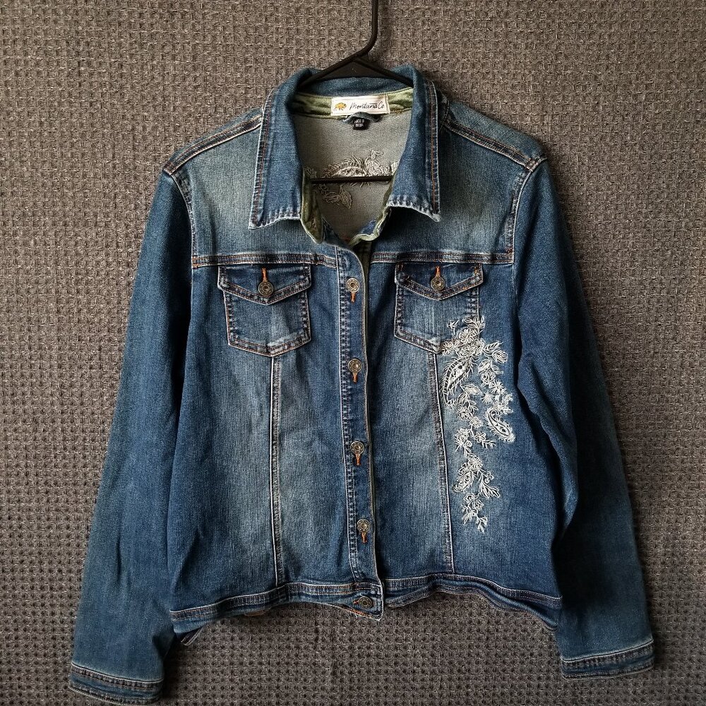 Montana Co Jean Stretch Jacket Women's Large
